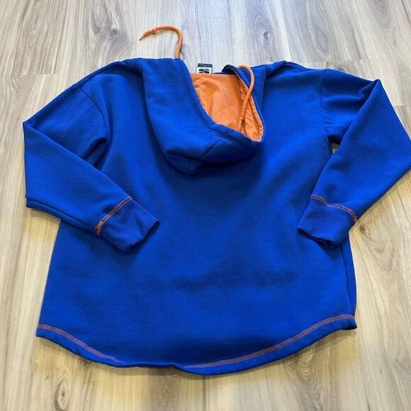 BOISE STATE Broncos Blue & Orange Hoodie by Stadium Athletics Size L Super Soft - Picture 8 of 10